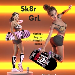 Sk8r GrL for Genesis 8 Females