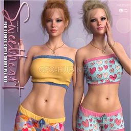Sweetheart for dForce Cutie Short PJs G8F