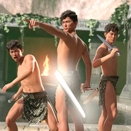 Sword Poses for Genesis 8 Male