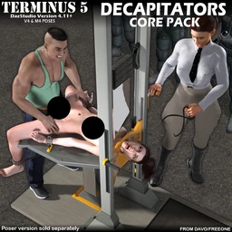 Terminus 5 Decapitators Core Pack For DazStudio