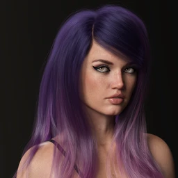 Texture Expansion for Swept Bangs Hair