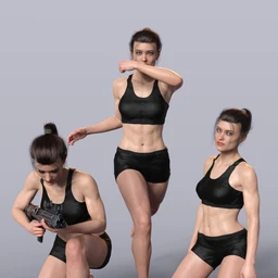 Tough Gal Poses for CJ 8