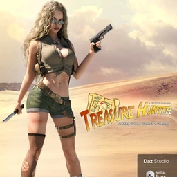 Treasure Hunter Clothing Set for Genesis 8 Female(s)