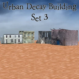 Urban Decay – Buildings Set 3 (for Poser)