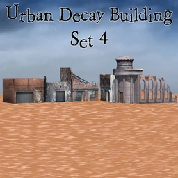Urban Decay – Buildings Set 4 (for Poser)