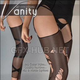 Vanity for Wet Look Stockings Genesis 8 Females