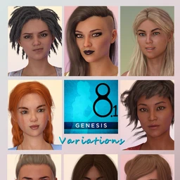 Variations for Genesis 8.1 Female