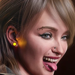 Vario Piercings for Genesis 8.1 Female