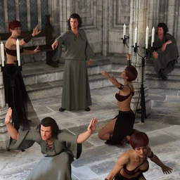 Winterblack The Rites Poses for Genesis 8