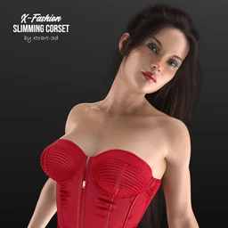 X-Fashion Slimming Corset for Genesis 8 Female(s)