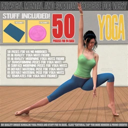 Yoga – 50 HQ poses and stuff for V4