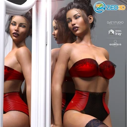 Z Reflections of Beauty Mirrors and Poses for Genesis 3 and 8