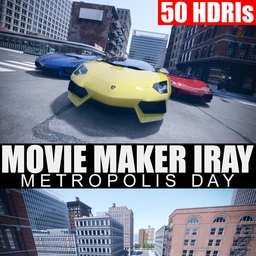 50 HDRIs – Movie Maker Iray – Metropolis Day