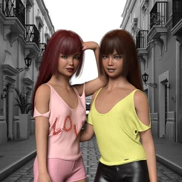 6 Young Teen Girl Character Morphs For G8F Vol 1