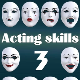 Acting Skills 3 for Genesis 8 and 8.1 Females
