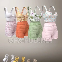 Agathe Outfit Textures