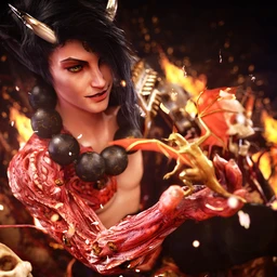 Arm of the Demon King for Genesis 8.1 Males