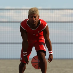 Basketball Poses for Genesis 8 and 8.1 Male
