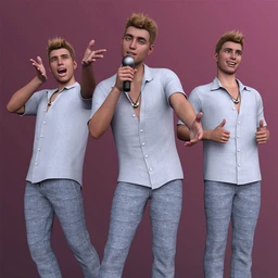 CDI Comedian Poses for Genesis 8.1 Male