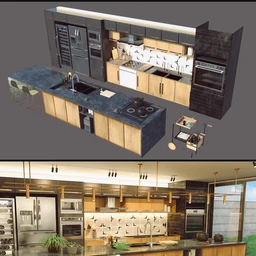 Cecilia House Kitchen Props