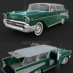 CHEVROLET NOMAD 1957for DAZ Studio