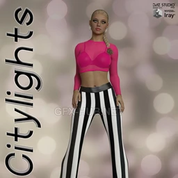 Citylights dforce Pantsuit for Genesis 8 Females