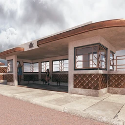 Classy Copper for Deco Bus Stop