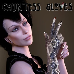 Countess Gloves for Genesis 8 Female