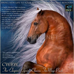 CWRW The Elegant Equine – Classic TexMap Pack
