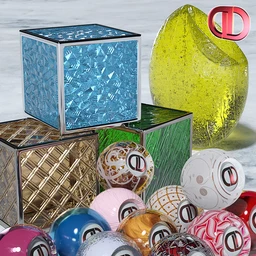 DD Gorgeous Glass Shaders for Iray Vol.1 MR