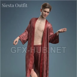 dForce – Siesta Outfit for Genesis 8 Male
