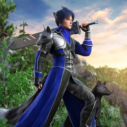 dForce Azurite Outfit for Genesis 8 and 8.1 Males