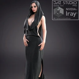 dForce Bodycon Long Dress clothing for G8F