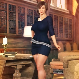 dForce Business Afternoon Outfit for Genesis 8 and 8.1 Females