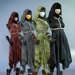 dForce CB Dystopian Dream Clothing Set Textures