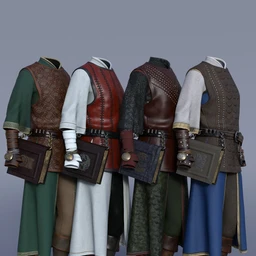 dForce Cleric Outfit Textures