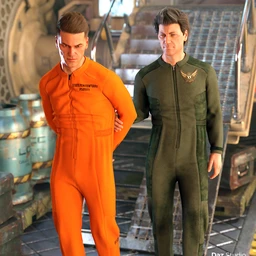 dForce Coveralls and Tools Textures
