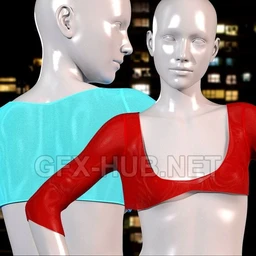 dForce Cutie Top for Genesis 8 Female