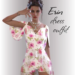 dForce Erin Holiday Dress for Genesis 8 Females