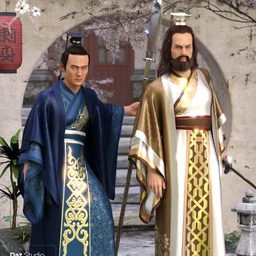 dForce Hanfu Outfit Textures