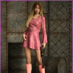 dForce HippyChic Outfit for Genesis 8 and 8.1 Female