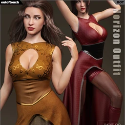 dForce Horizon Outfit for Genesis 8 Female(s)