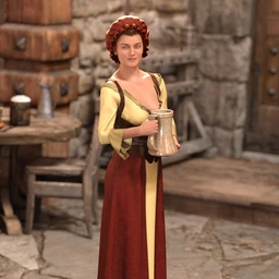 dForce Medieval Barmaid for Genesis 8 Female(s)