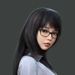 dForce Nirv Straight Long Hair for Genesis 8 and Genesis 8.1 Females