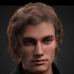 dforce Rogue Waves Hair for Genesis 8, Genesis 8.1 and Genesis 3 Males