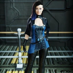 dForce Sergeant Master Outfit for Genesis 8 Female(s)