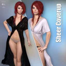 dForce Sheer Coverup for Genesis 8 Females