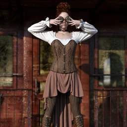 dForce Steampunk Outfit for Genesis 8 Female(s)