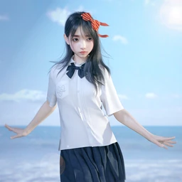 dForce Sue Yee School Uniform for Genesis 8 and 8.1 Females