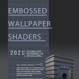 Embossed Art Deco Wallpaper Shaders